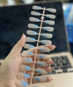 24tips/pc Fake Nails Detachable Long False Press on Nails