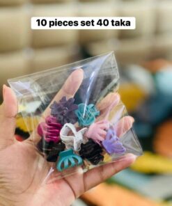 Mini Hair Punch Clip Set- 10ps