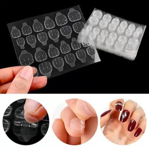 Press On Nail Glue Sticker (One Sheet - 24 Pcs)