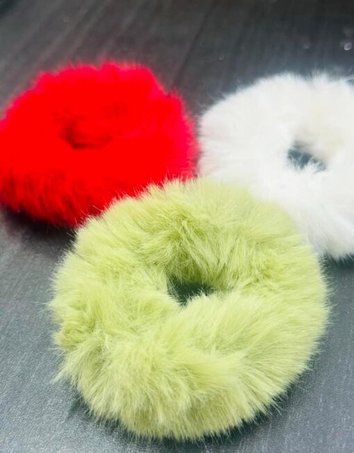 Fur Scrunchies