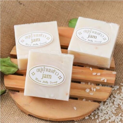 Jam Rice Milk Soap With Gluta & Collagen- 65g