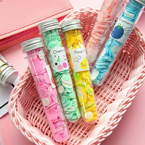 Travel Portable Petal Soap Hand Washing Tablets Cleansing Tube Soap Paper