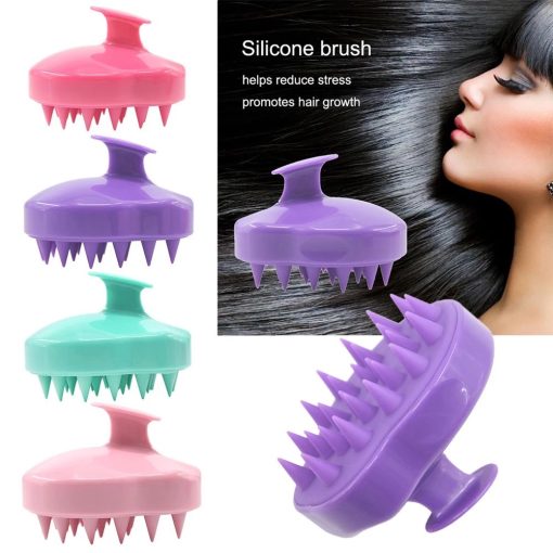 Silicon Head Massager Brush