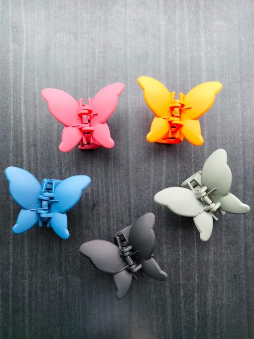 Butterfly Hair Punch Clip