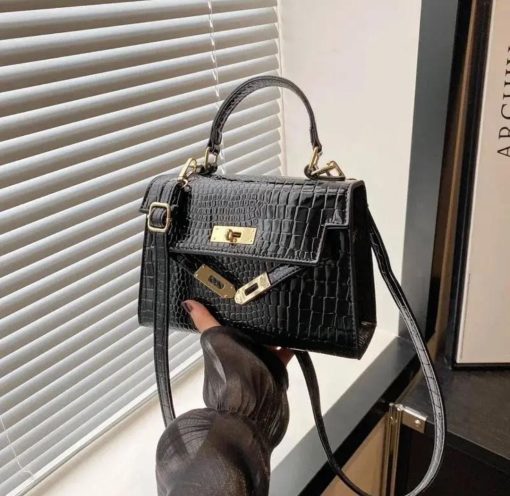 HERMES Crocodile Glossy Bag