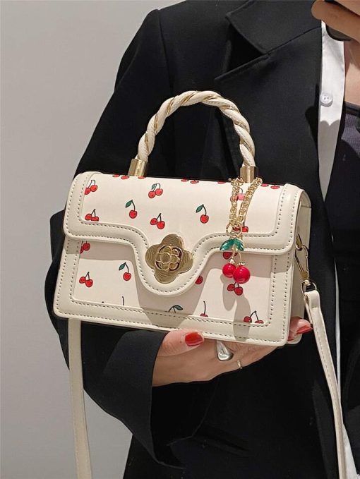 Cherry Bag-cherry white