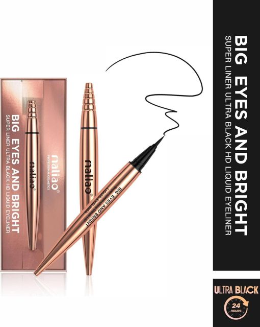 Maliao Big Eyes & Bright Liquid Eyeliner - Super Liner Ultra Black HD