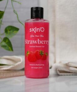 SkinO Strawberry Scented Shower Gel 220 ml