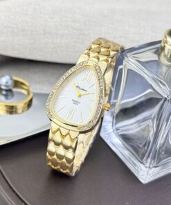 Eliyana Snake Head Style Stone Studded Watch
