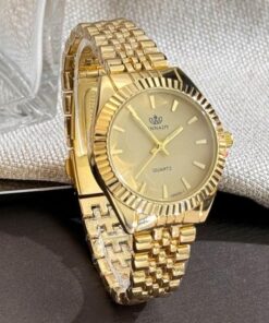Rinnady Gold-tone Quartz Watch