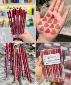 Flarnnor Endless Perfect Lip Liner Pencil Set (12Pcs)