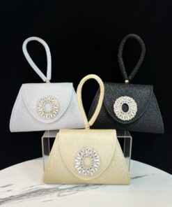 Retro Shiny Stone Potli Handbag